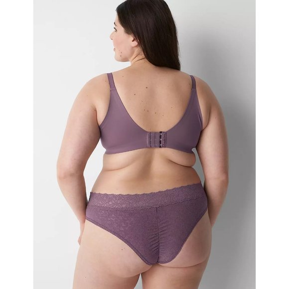 Lane Bryant Cacique Soft Stretch Lace Cheeky Panty 18/20 - Picture 2 of 3